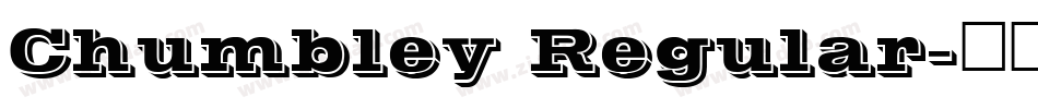 Chumbley Regular字体转换